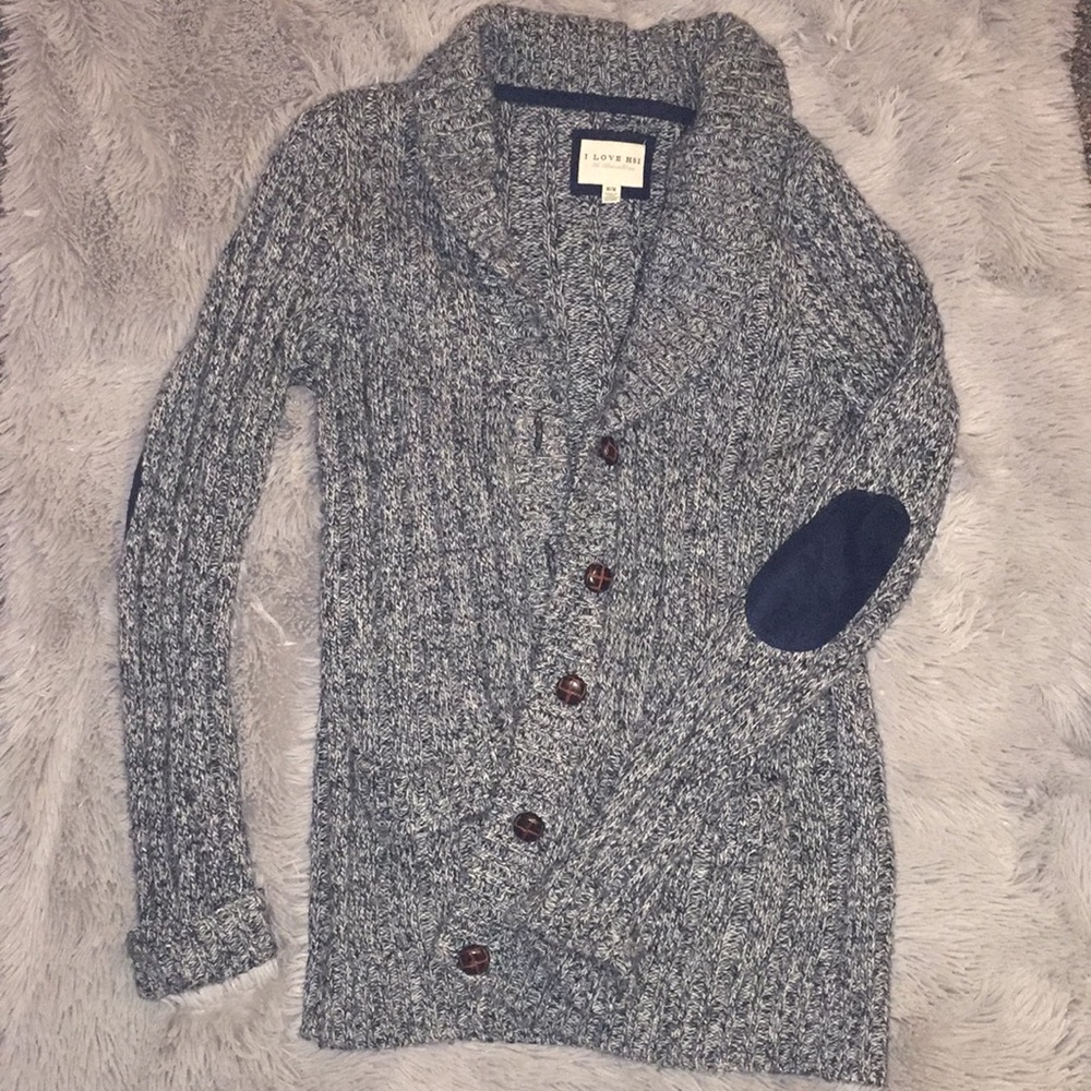 Heavy knit cardigan